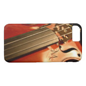 Monogramm-Violinen-Musik iPhone 7 Fall Case-Mate iPhone Hülle (Rückseite (Horizontal))