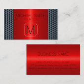 Monogramm Visitenkarte (Vorne/Hinten)