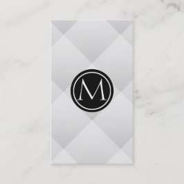 Monogramm Visitenkarte