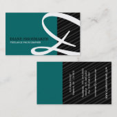 Monogramm-Visitenkarte - GEWOHNHEIT Visitenkarte (Vorne/Hinten)