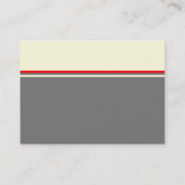 Monogramm-Visitenkarte Visitenkarte (Rückseite)