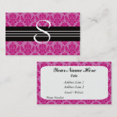 Monogramm-Visitenkarte Visitenkarte (Vorne/Hinten)