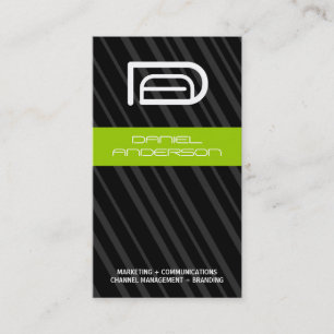 Monogramm-Visitenkarte Visitenkarte