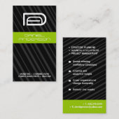 Monogramm-Visitenkarte Visitenkarte (Vorne/Hinten)