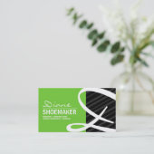 Monogramm-Visitenkarte Visitenkarte (Stehend Vorderseite)