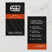 Monogramm-Visitenkarte Visitenkarte (Vorne/Hinten)