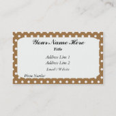 Monogramm-Visitenkarte Visitenkarte (Rückseite)