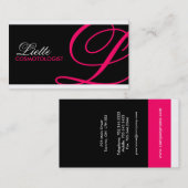 Monogramm-Visitenkarten Visitenkarte (Vorne/Hinten)