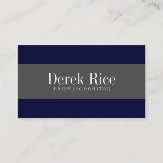 Monogramm-Visitenkarten Visitenkarte (Vorderseite)