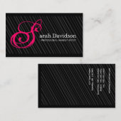 Monogramm-Visitenkarten Visitenkarte (Vorne/Hinten)