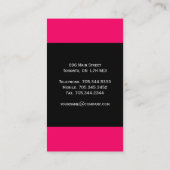 Monogramm-Visitenkarten Visitenkarte (Rückseite)