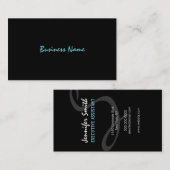 Monogramm-Visitenkarten Visitenkarte (Vorne/Hinten)
