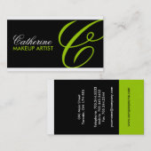 Monogramm-Visitenkarten Visitenkarte (Vorne/Hinten)