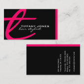 Monogramm-Visitenkarten Visitenkarte (Vorne/Hinten)