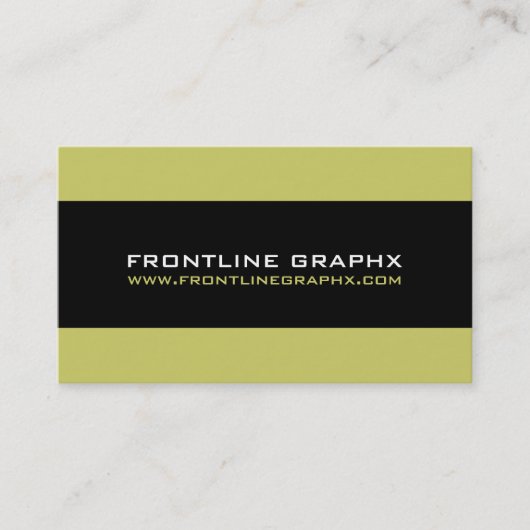 Monogramm-Visitenkarten Visitenkarte (Vorderseite)