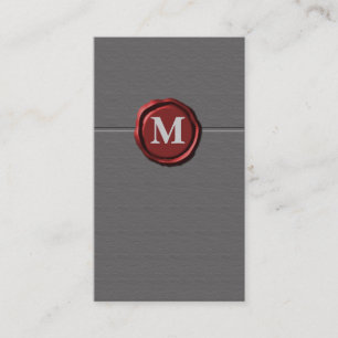 Monogramm-Visitenkarten Visitenkarte