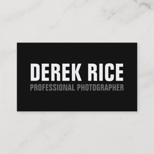 Monogramm-Visitenkarten Visitenkarte (Vorderseite)