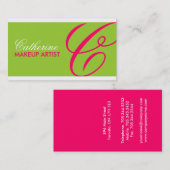 Monogramm-Visitenkarten Visitenkarte (Vorne/Hinten)
