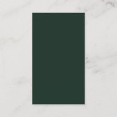 Monogramm-Visitenkarten Visitenkarte (Rückseite)
