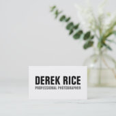 Monogramm-Visitenkarten Visitenkarte (Stehend Vorderseite)