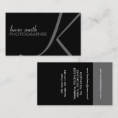 Monogramm-Visitenkarten Visitenkarte (Vorne/Hinten)