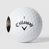 Monogramm Vollmond personalisiert Golfball (Logo)