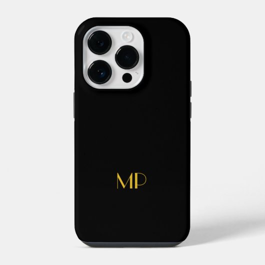 Monogramm-VORLAGE, anpassen, iPhone Hülle (Rückseite)