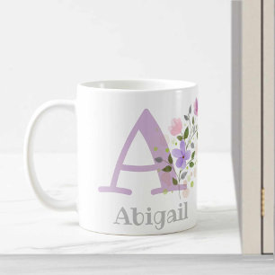 Monogramm & Vorname Abigail Kaffeetasse