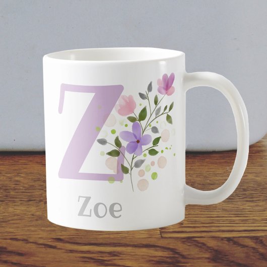 Monogramm & Vorname Kaffeetasse