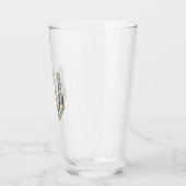 Monogramm W - 16 oz Glas (Links)