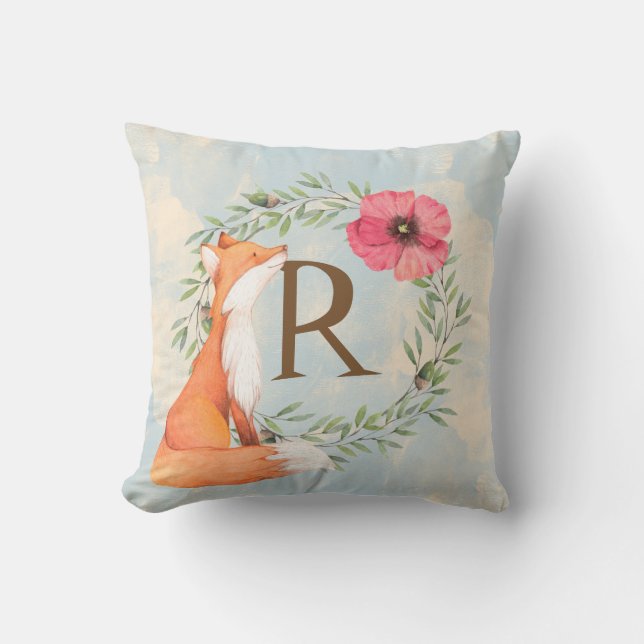 MONOGRAMM WaldFox Kissen (Vorderseite)