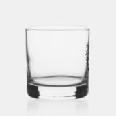 Monogramm-Wappen bedruckt Whiskyglas (Rechts)