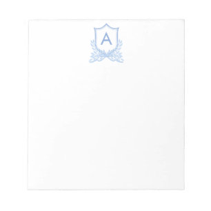Monogramm-Wappen-Note-Pad Notizblock