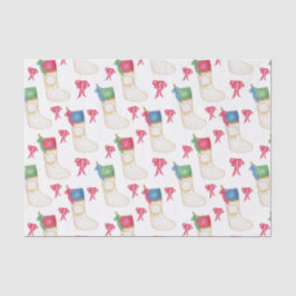 Monogramm Watercolor Personalisieren Sie den Weihn Seidenpapier