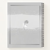 Monogramm Watercolor Trauma Motivierend Notizblock (Rückseite)