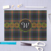 Monogramm Watt Tartan Seidenpapier (Handwerk)