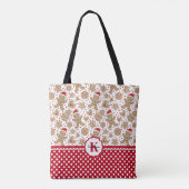 Monogramm Weihnachten Tasche (Rückseite)