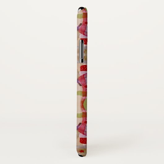 Monogramm Weihnachtsbaum Case-Mate iPhone Hülle (Hinten/Rechts)