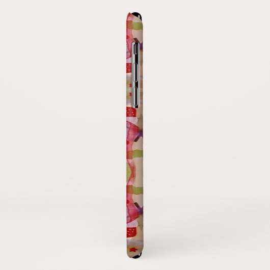 Monogramm Weihnachtsbaum Case-Mate iPhone Hülle (Hinten/Links)