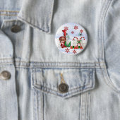 Monogramm-Weihnachtsknopf L Button (Beispiel)