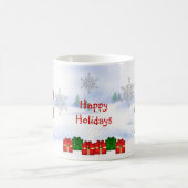 Monogramm-Weihnachtsschale F Kaffeetasse (Mittel)