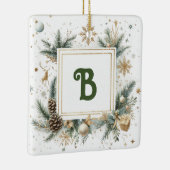 Monogramm Weihnachtsschmuck (Rechts)