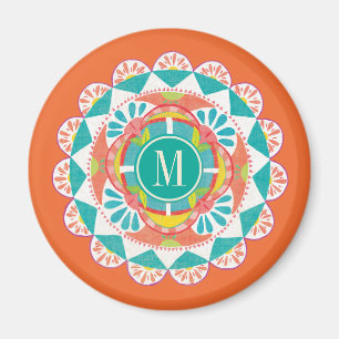 Monogramm   Wie Frida IV Magnet