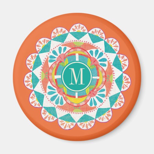 Monogramm | Wie Frida IV Magnet (Vorne)