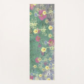 Monogramm-Wildblumen Yogmata Yogamatte (Vorderseite)