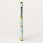 Monogramm | wildes und freies Muster Case-Mate iPhone Hülle (Hinten/Links)