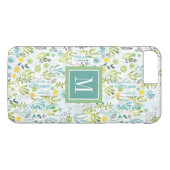 Monogramm | wildes und freies Muster Case-Mate iPhone Hülle (Rückseite (Horizontal))