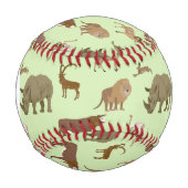 Monogramm Wildtiere Baseball (Vorderseite)