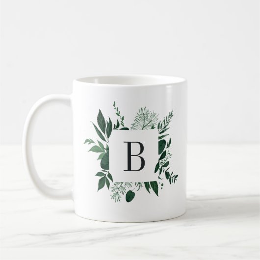Monogramm Wildwald Kaffeetasse (Links)