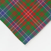 Monogramm Wilson Tartan Fleecedecke (Ecke)